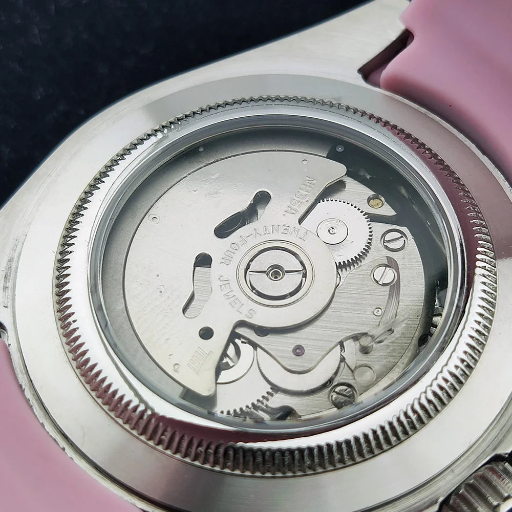 Hot sale NH35A watch for man Who cares if I'm already late NH35 Automatic Movement Sapphire glass 39mm NH35 watches