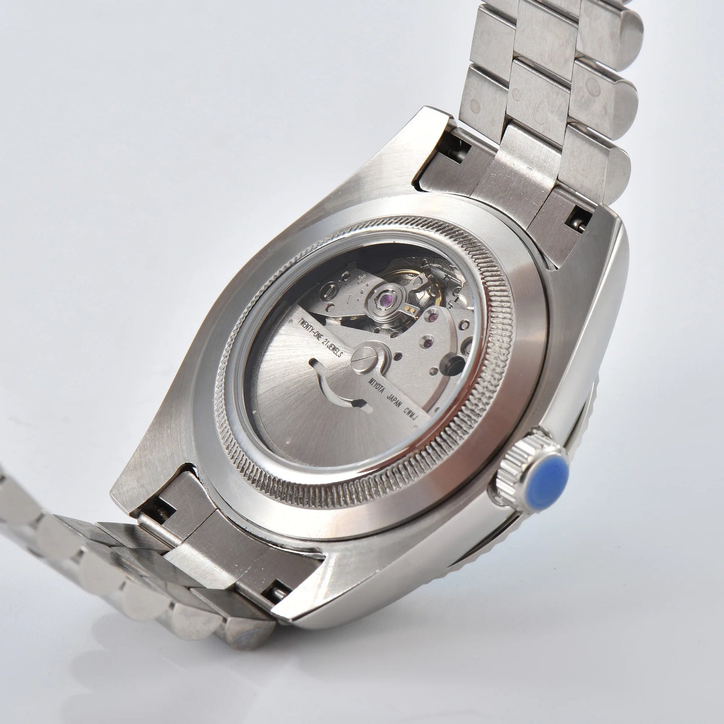 watch 8285 watches for men automatic movement mechanical watches Stainless Steel Sapphire Glass Case Waterproof Watch mens watch