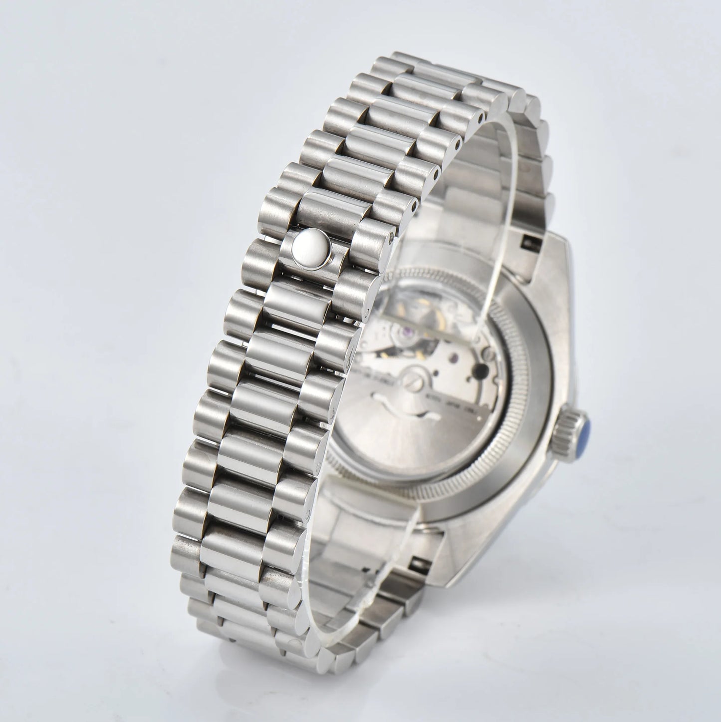 watch 8285 watches for men automatic movement mechanical watches Stainless Steel Sapphire Glass Case Waterproof Watch mens watch
