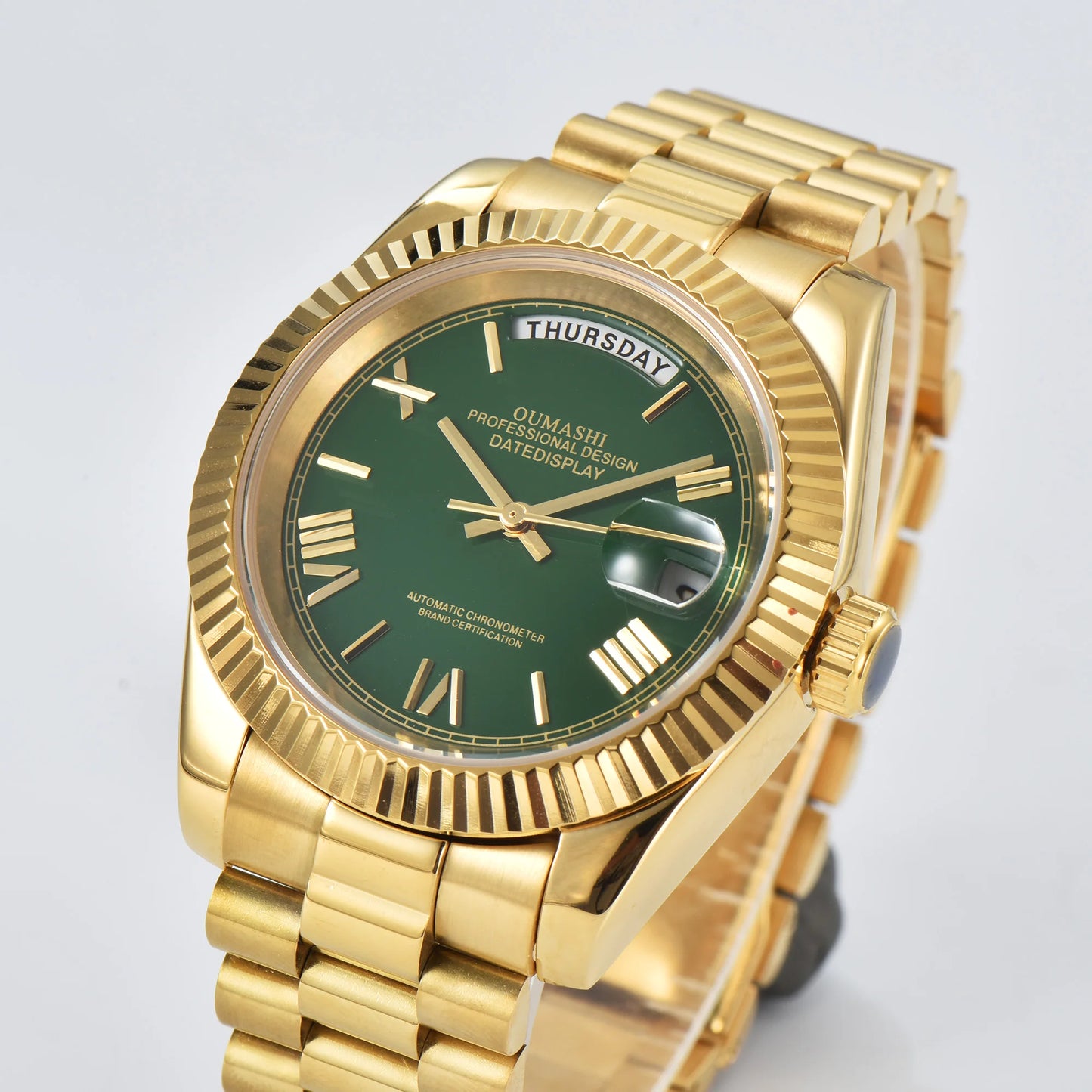 miyota 8285 watch for men automatic movement mechanical watches Stainless Steel Sapphire Glass Case Waterproof Watch mens watch