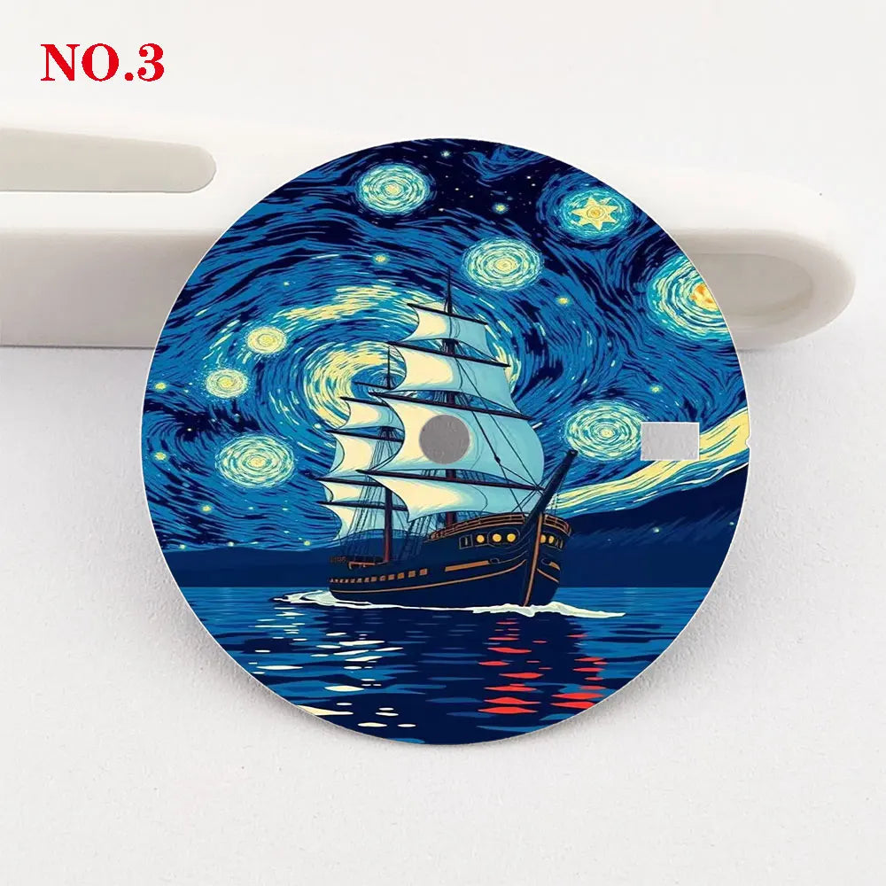 Voyage under the Starry Sky 28.5mm dial NH35 dial Creative color-printed dial is suitable for NH35/36 movement watch accessories