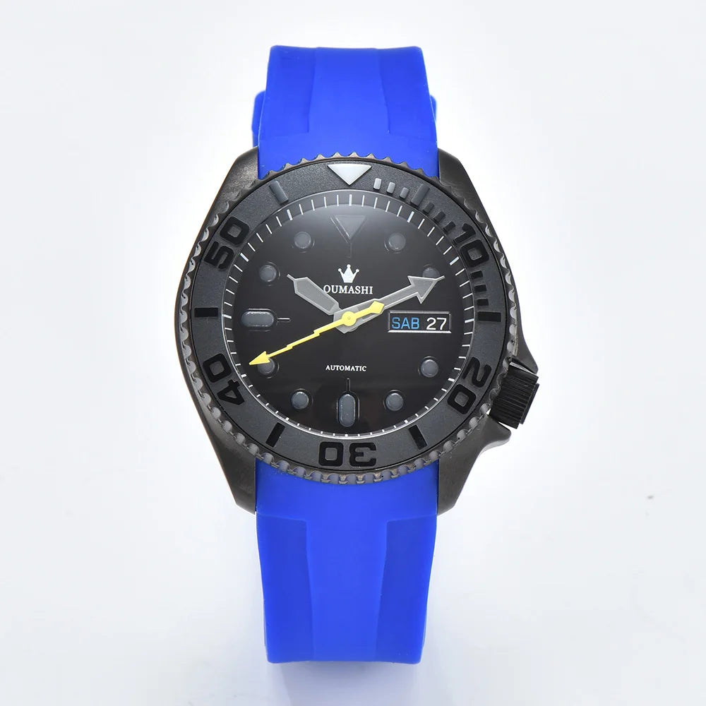 Luxury Watches Men 41.5mm SKX007 NH36 Automatic Mechanical Watch Sapphire Mirror Waterproof Stainless Steel Diving