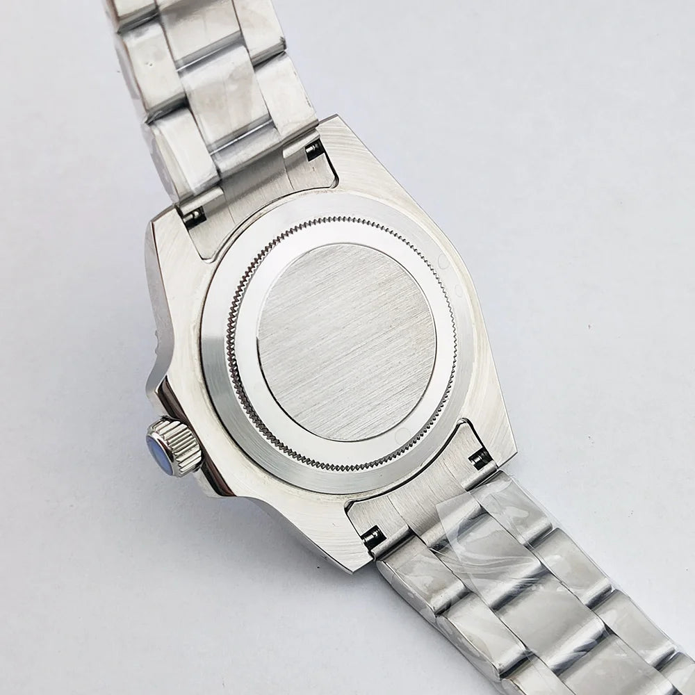 Luxury Diving automatic Men's Watch 40mm NH35A Date Stainless Steel Sapphire Crystal Ceramic bezel Watch Natural gemstone dial