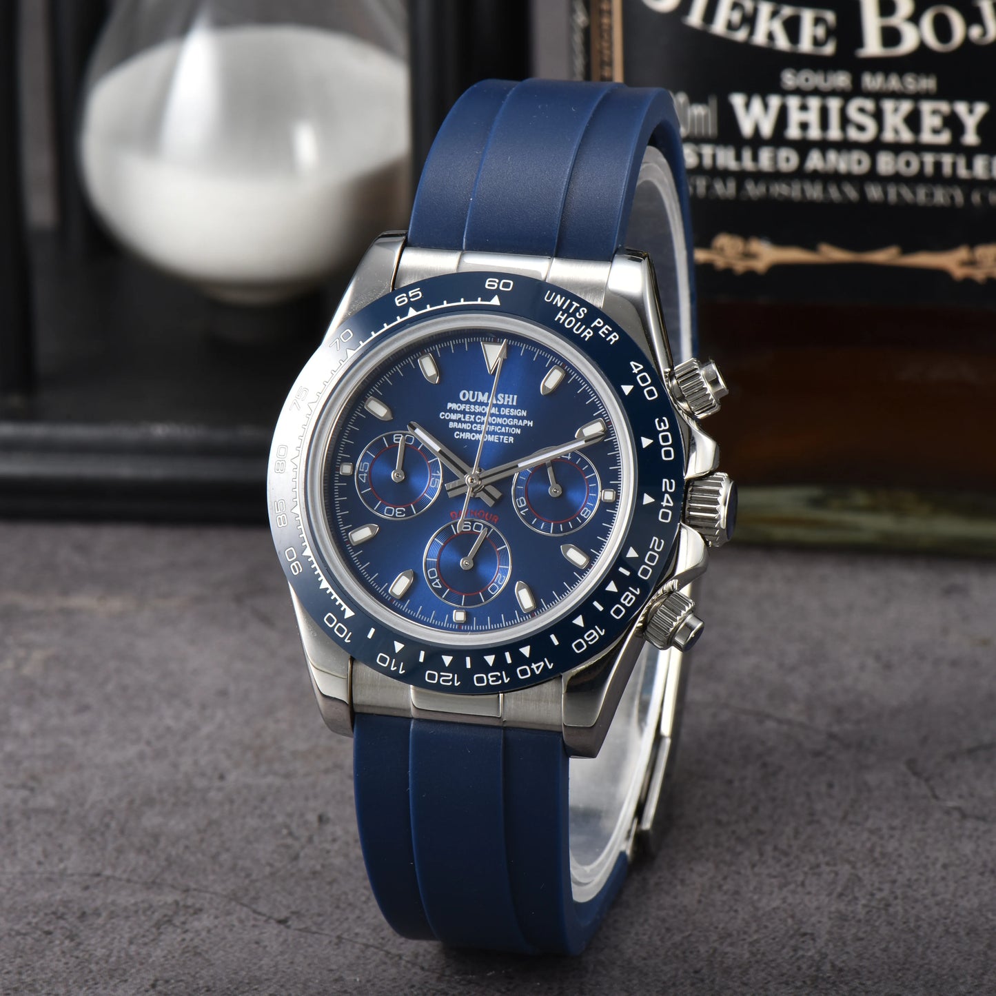 VK63 Watch 39.3mm Luxury Watch Men's Chronograph New men's rubber Bracelet Business Watch Men's VK63 Men's  Waterproof 10ATM