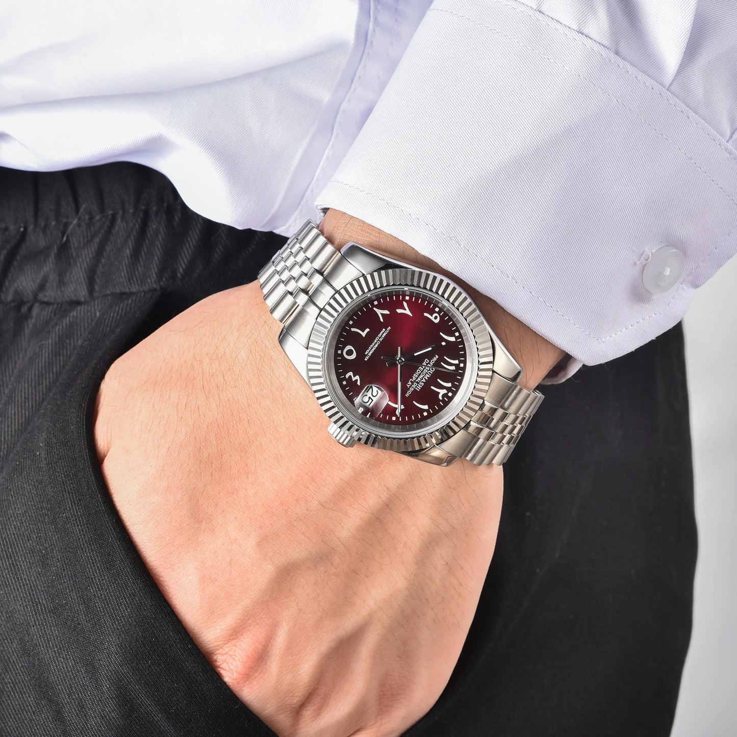 Men's Arabian watch men's and women's 39mm/36mm Men's watch for NH35A movement watch sapphire glass date waterproof 10Bra