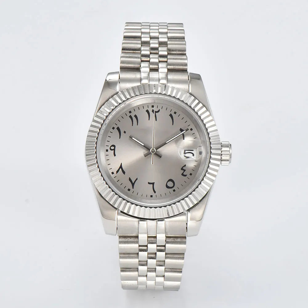 Men's Arabian watch men's and women's 39mm/36mm Men's watch for NH35A movement watch sapphire glass date waterproof 10Bra