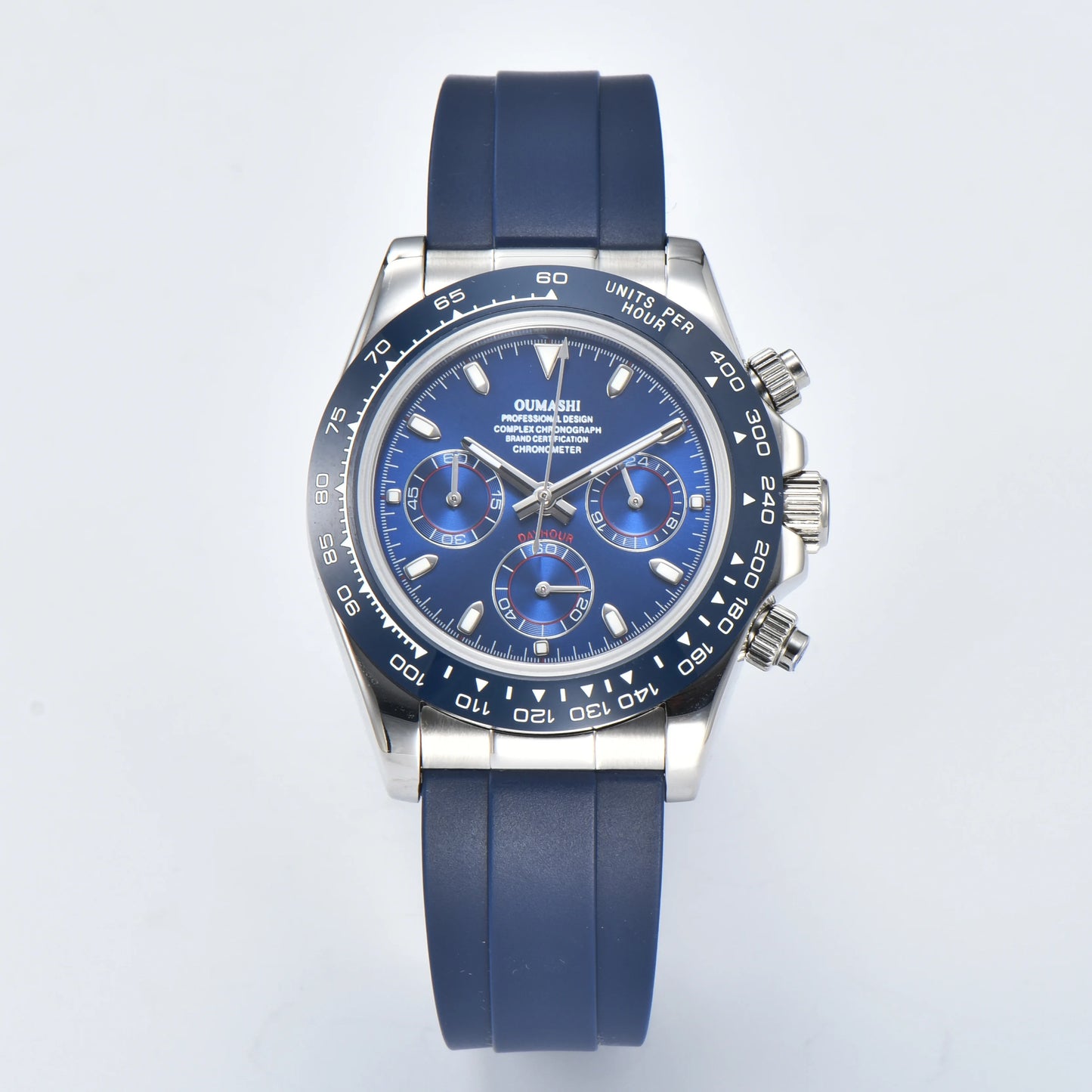 VK63 Watch 39.3mm Luxury Watch Men's Chronograph New men's rubber Bracelet Business Watch Men's VK63 Men's  Waterproof 10ATM