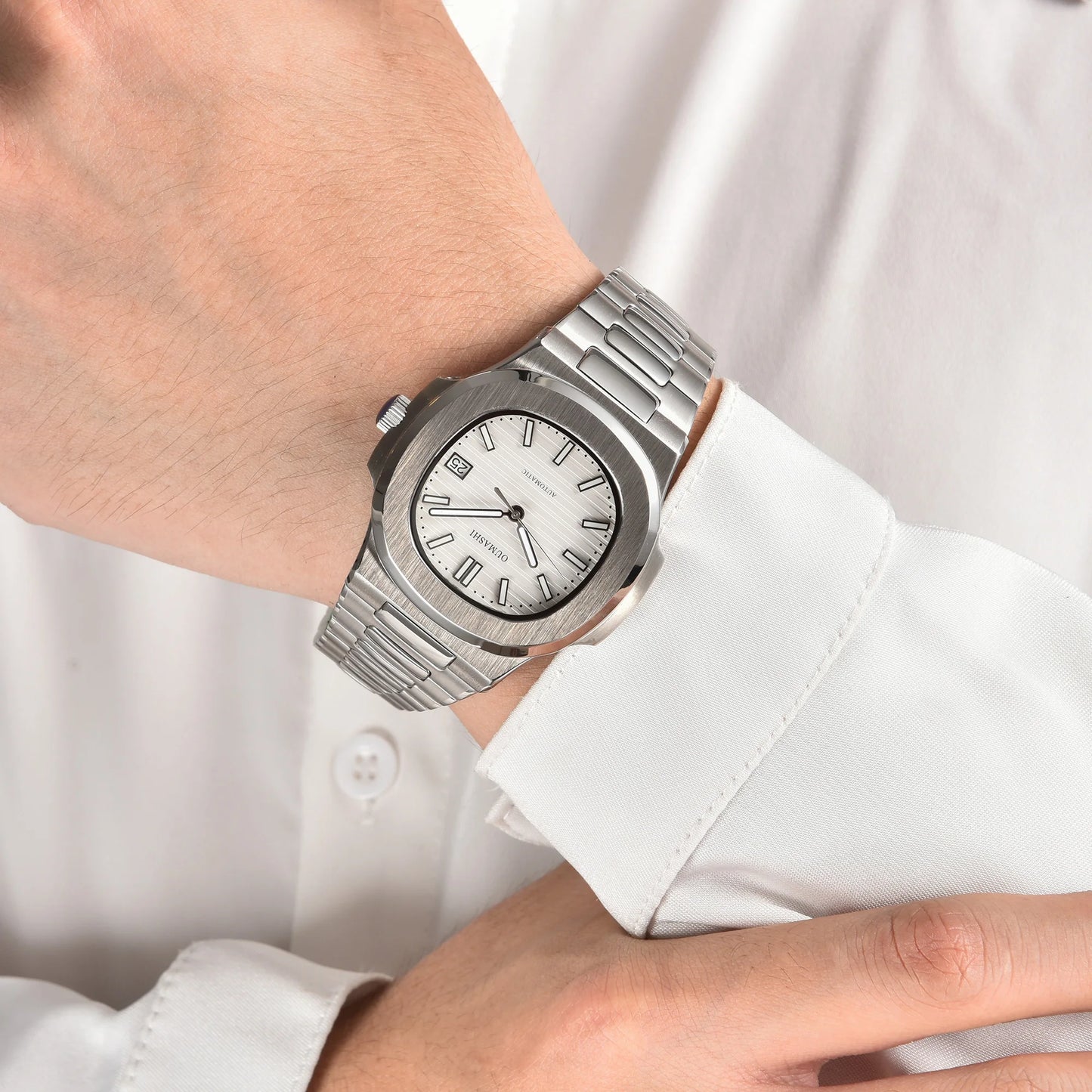 NH35A Watch 43mm Men's Watch Automatic Mechanical Watch 316L Stainless steel sapphire glass shell waterproof watch 10ATM