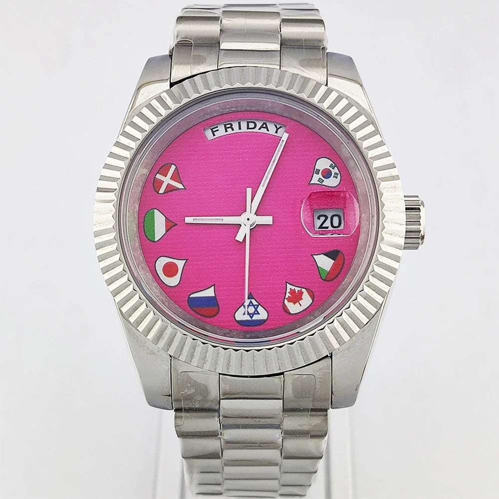 MIYOTA 8285 watches 39mm man Automatic mechanical movement 8285 date movement Sapphire glass 100m water resistant Men's watches