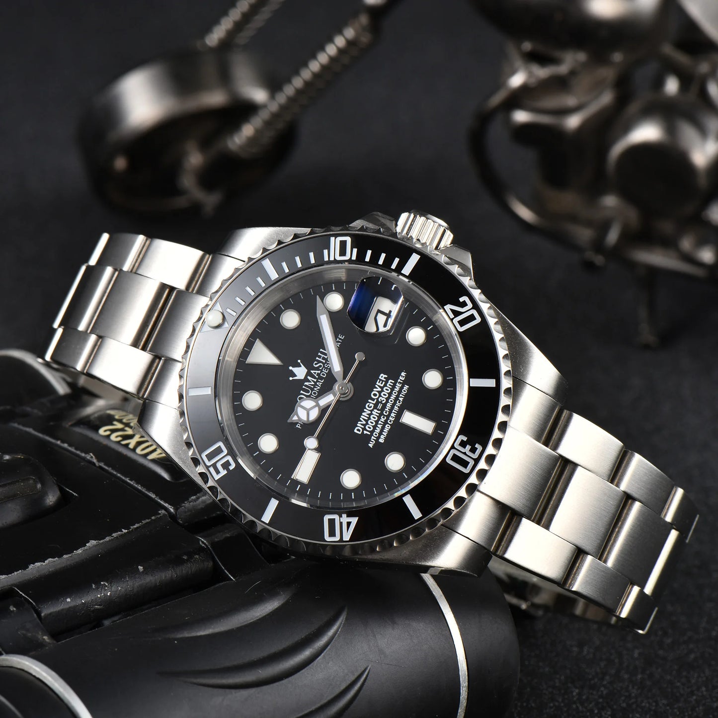 NH35 WATCH luxury Men Mechanical Wristwatch 41mm Stainless Steel Men Watch NH35 Sapphire Glass Men Watches reloj