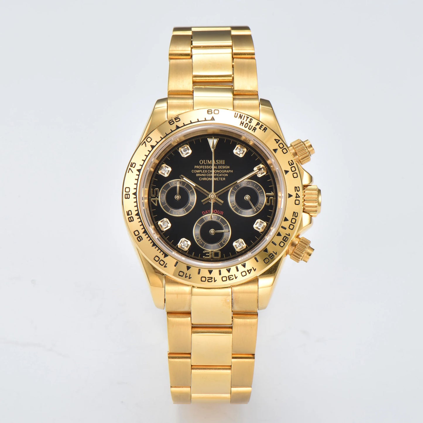 39.3mm Luxury Watch Men's Chronograph New Men's watch Business Watch Men's VK63 Men's Chronograph watch VK63 Waterproof 10ATM