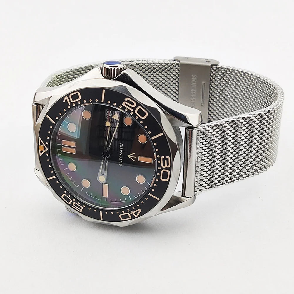 OUMASHI 007 best selling 42mm ceramic bezel waterproof Super luminous sapphire glass NH35 automatic Men's Diving Watch Reloj