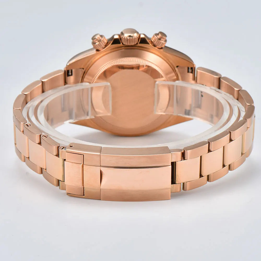 VK63 watches 39.3mm Luxury Watch Men's Chronograph New Men's watch vk63 case rose gold VK63 Men's Chronograph Waterproof 10ATM