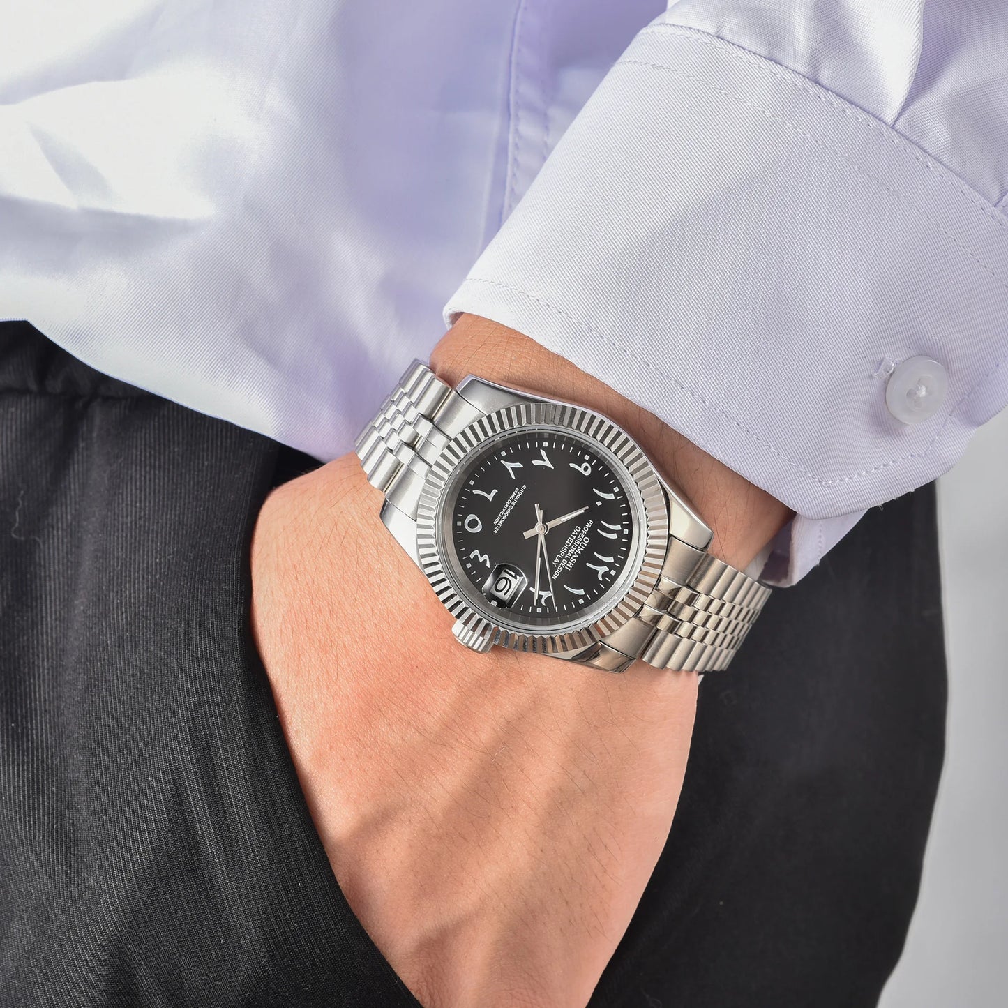 Men's Arabian watch men's and women's 39mm/36mm Men's watch for NH35A movement watch sapphire glass date waterproof 10Bra