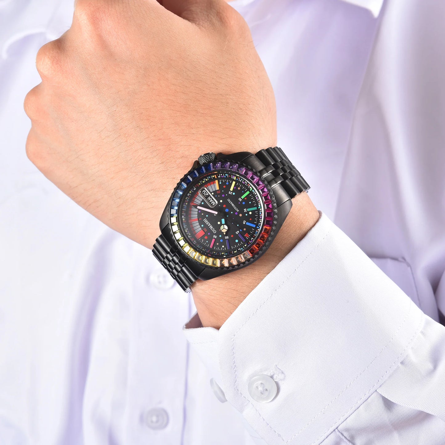 Luxury SKX007 Watch C3 Luminous 316L sapphire crystal 10ATM waterproof NH36A automatic men mechanical watch NH35