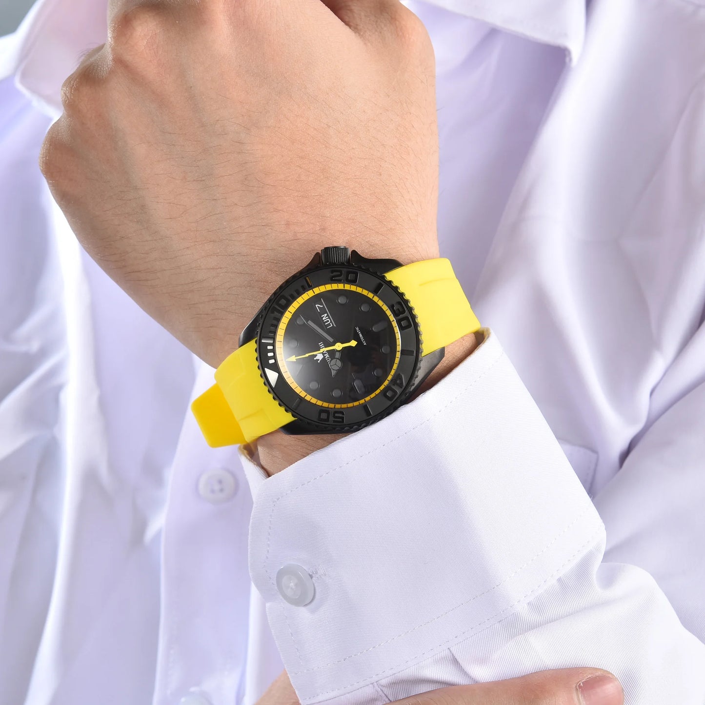 Luxury Watches Men 41.5mm SKX007 NH36 Automatic Mechanical Watch Sapphire Mirror Waterproof Stainless Steel Diving