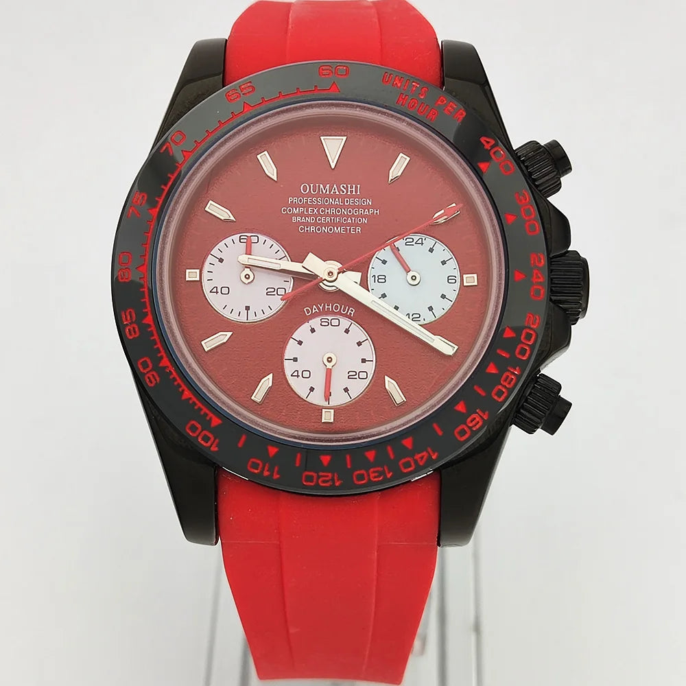 Luxury Watches Men's Chronograph 39.3mm New Men's watch Business Watch Men's VK63 Men's Chronograph watch VK63 Waterproof 10ATM