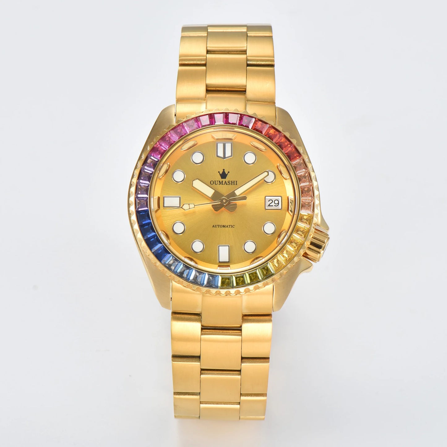 Luxury SKX007 Watch C3 Luminous 316L sapphire crystal 10ATM waterproof NH36A automatic men mechanical watch NH35