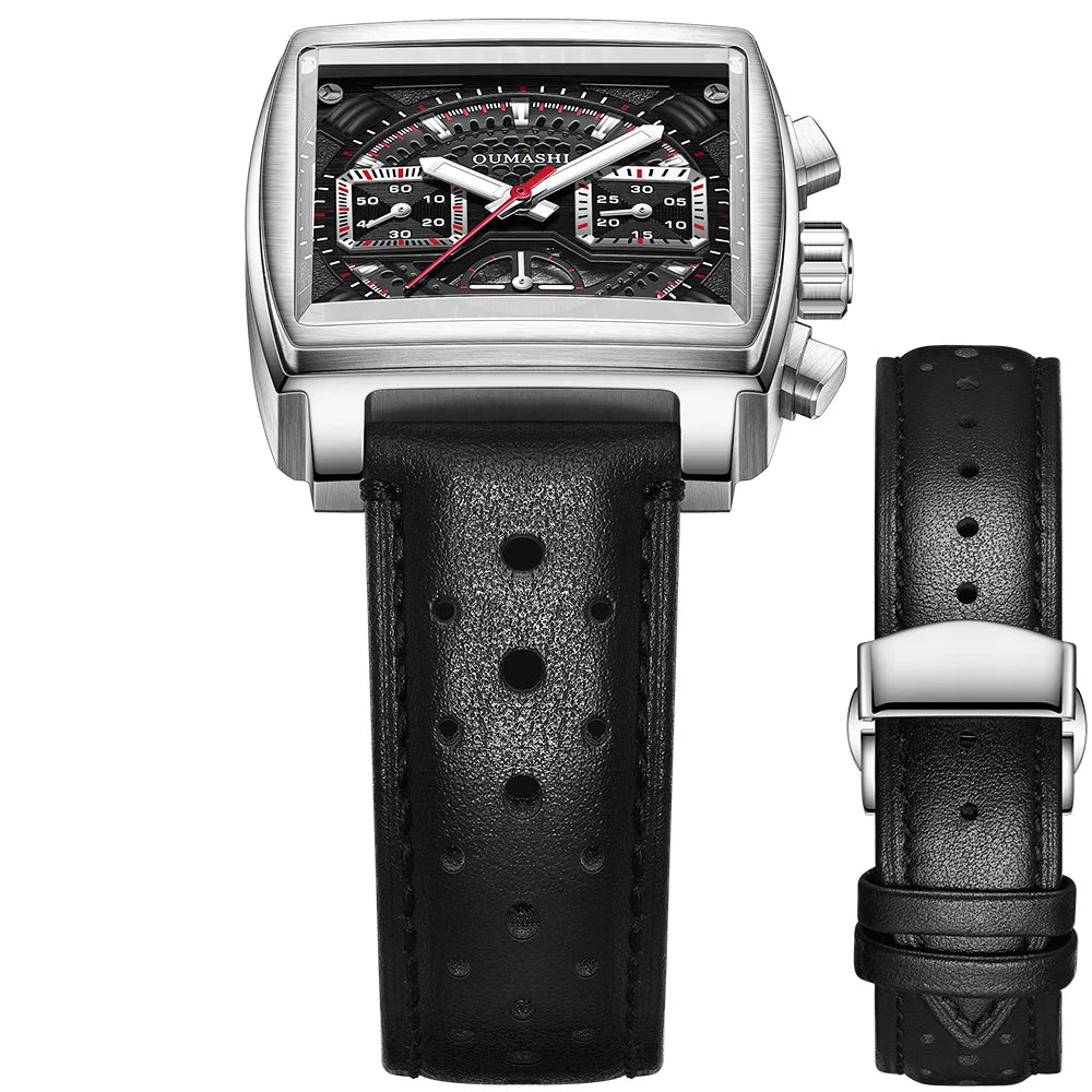 40mm ETA7750 Diving Watches ETA Automatic Multifunction Chronograph Movement Stainless Steel Waterproof Watch  For Men business