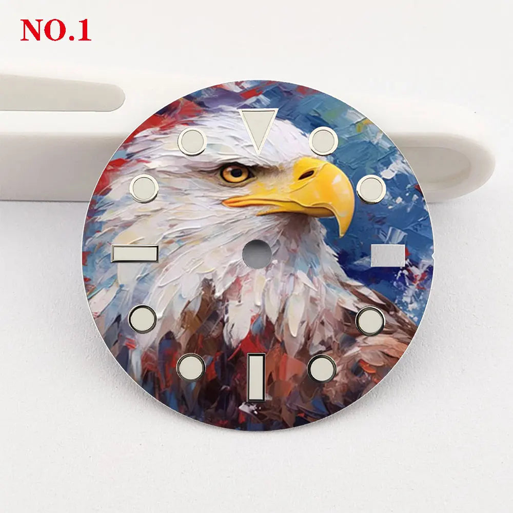 28.5mm Customized dial NH35 dial Creative color-printed series dial is suitable for NH35/36 movement watch accessories