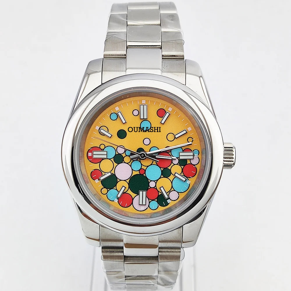 Bubble ball watch 36MM/39MM Women/Men Automatic Mechanical Watches NH35 Sapphire Stainless Steel 10Bar Relogio Masculino