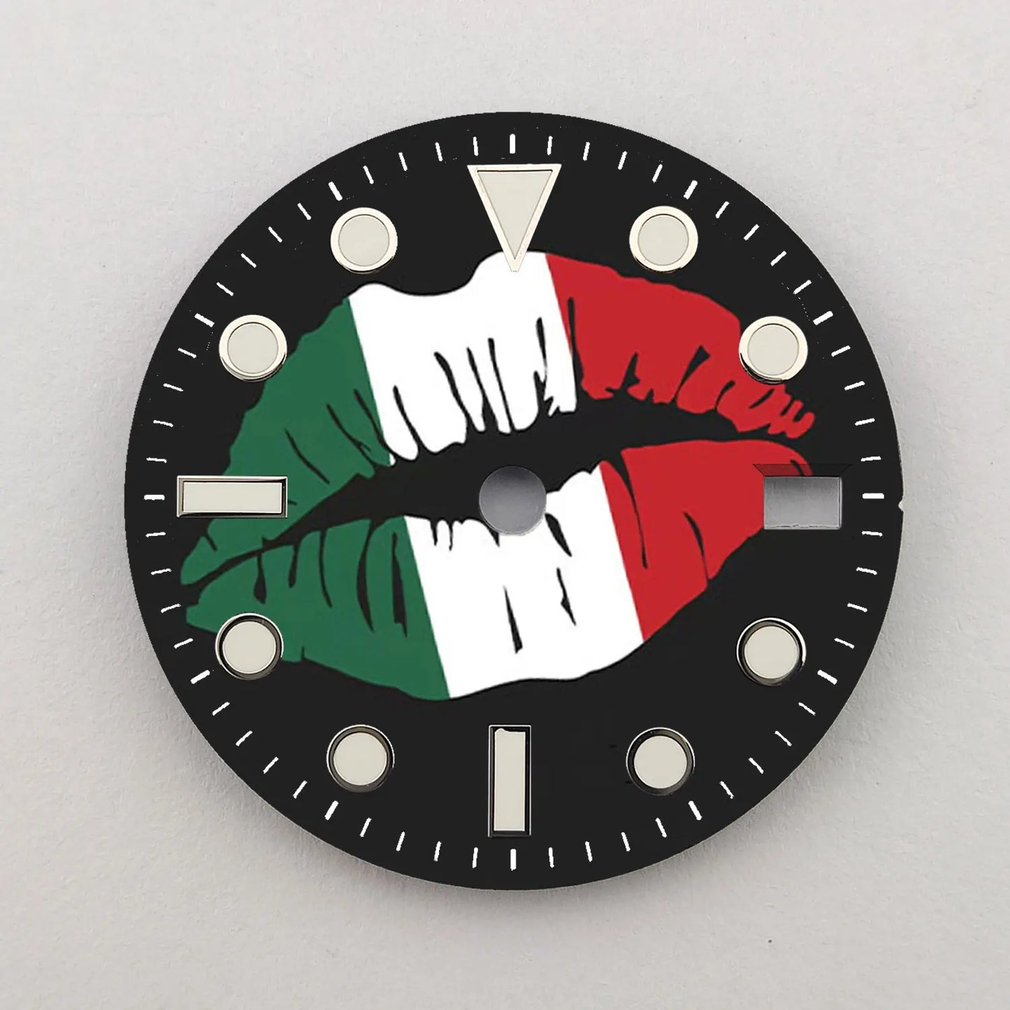 The 28.5mm dial NH35 dial creative color-printed series dial is suitable for NH35/36 movement watch accessories