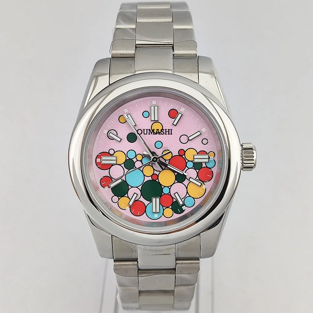 Bubble ball watch 36MM/39MM Women/Men Automatic Mechanical Watches NH35 Sapphire Stainless Steel 10Bar Relogio Masculino