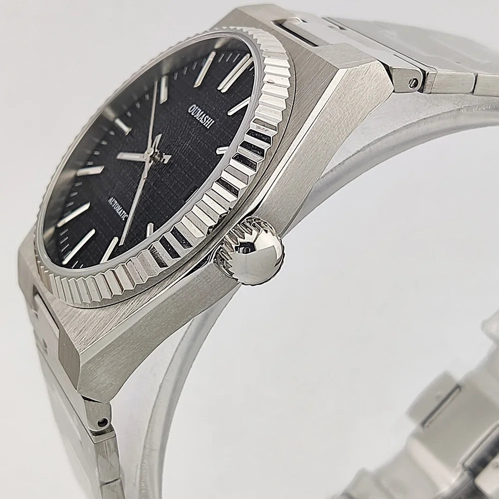 NEW WATCH player's NH35 Fashion Men's Automatic Mechanical Watch Luxury Sapphire AR Coating Stainless Steel Waterproof 10 Bar