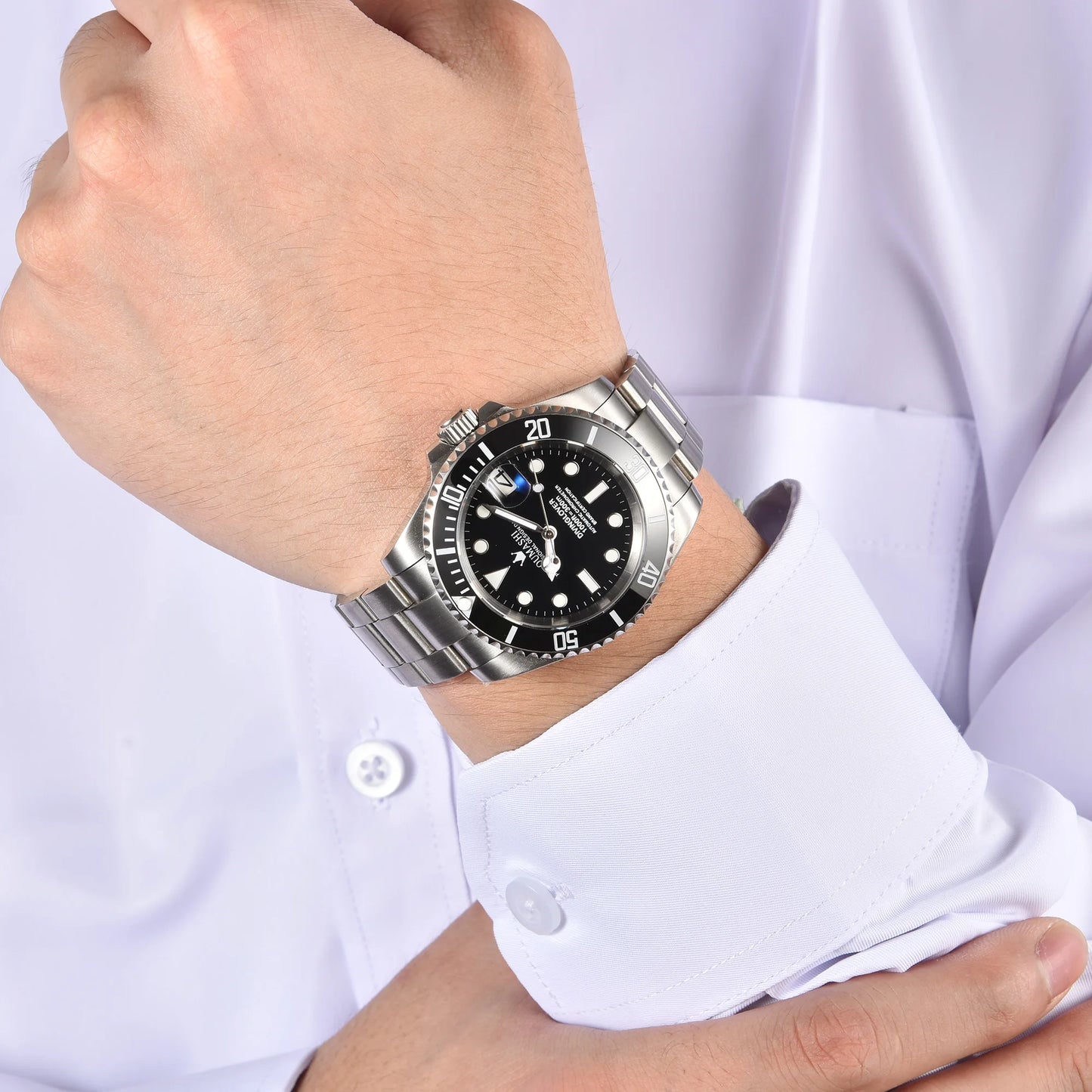 NH35 WATCH luxury Men Mechanical Wristwatch 41mm Stainless Steel Men Watch NH35 Sapphire Glass Men Watches reloj