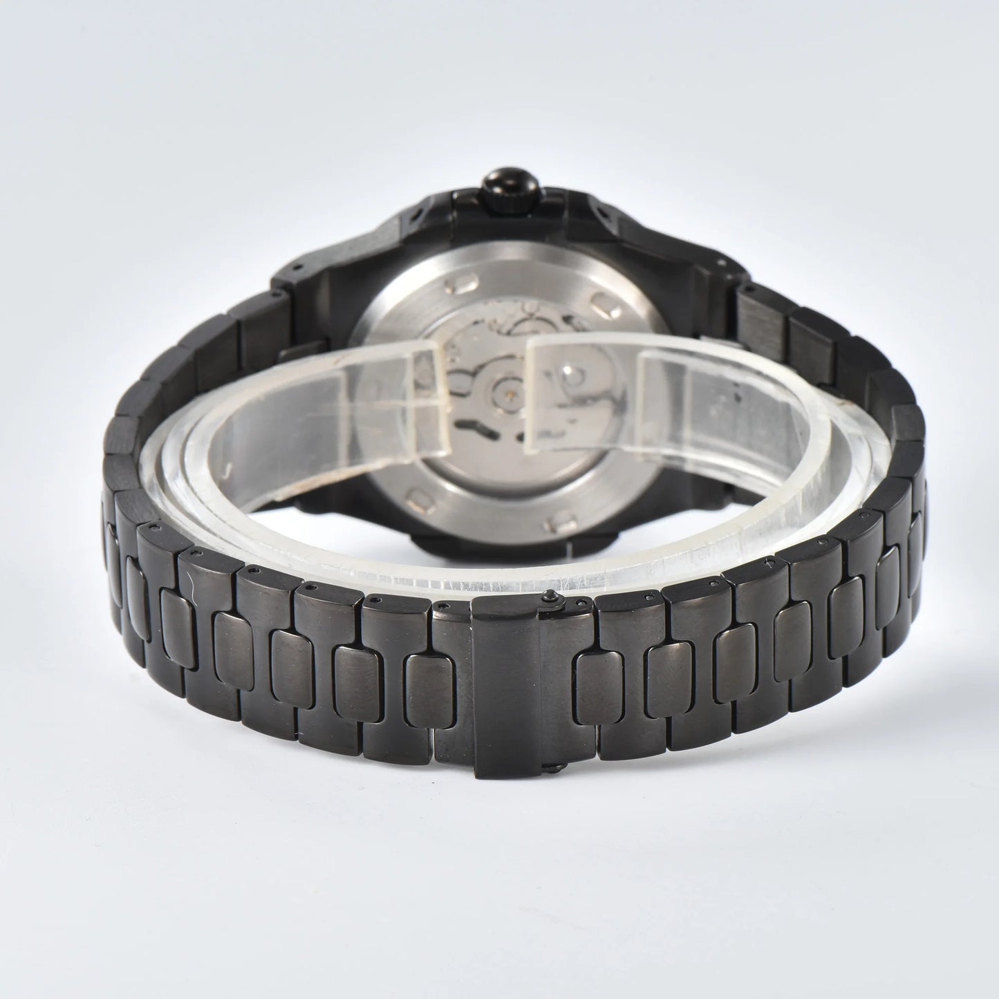 Automatic NH38a Watch 43mm Men's Watch Mechanical Hollow Watch 316L Stainless steel sapphire glass shell waterproof watch 10ATM