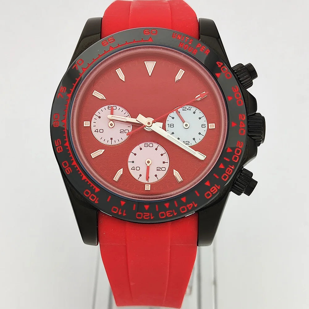 Luxury Watches Men's Chronograph 39.3mm New Men's watch Business Watch Men's VK63 Men's Chronograph watch VK63 Waterproof 10ATM