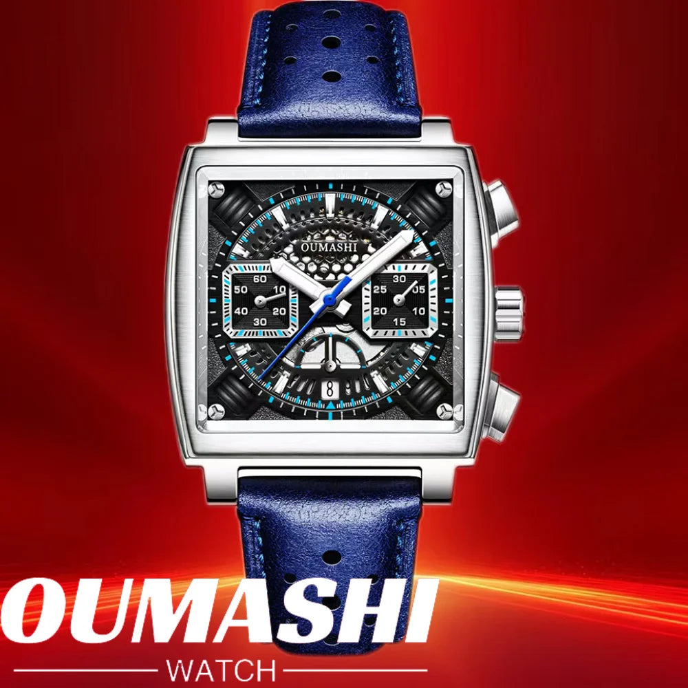 40mm ETA7750 Diving Watches ETA Automatic Multifunction Chronograph Movement Stainless Steel Waterproof Watch  For Men business