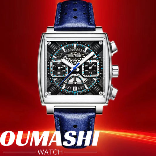 40mm ETA7750 Diving Watches ETA Automatic Multifunction Chronograph Movement Stainless Steel Waterproof Watch  For Men business