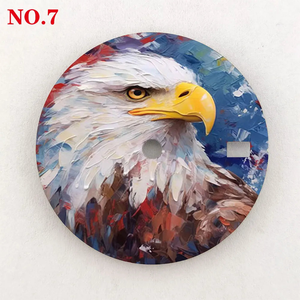 28.5mm Customized dial NH35 dial Creative color-printed series dial is suitable for NH35/36 movement watch accessories