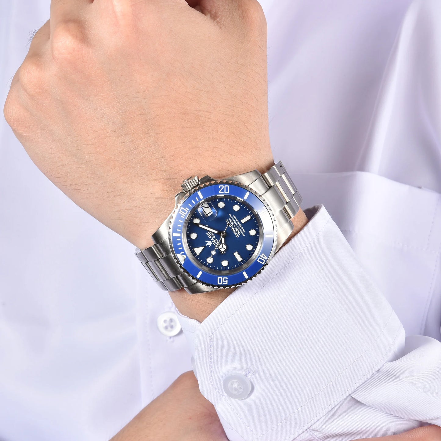 NH35 WATCH luxury Men Mechanical Wristwatch 41mm Stainless Steel Men Watch NH35 Sapphire Glass Men Watches reloj