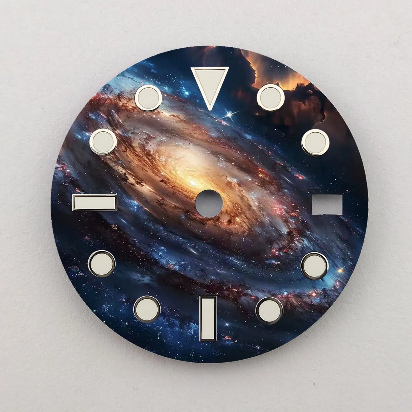28.5mm dial NH35 dial Earth custom dial color printed watch components compatible with NH35/36 movement