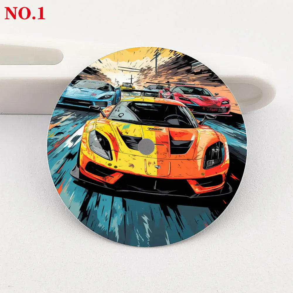 The 28.5mm dial NH35 dial sports car creative color-printed series dial is suitable for NH35/36 movement wristwatch accessories
