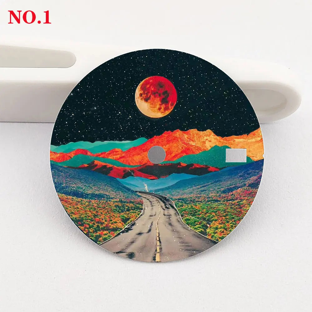 28.5mm Creative Watch Dial Suitable for NH35/36 Movement NH35 Watch Modification Accessories Custom LOGO Dial