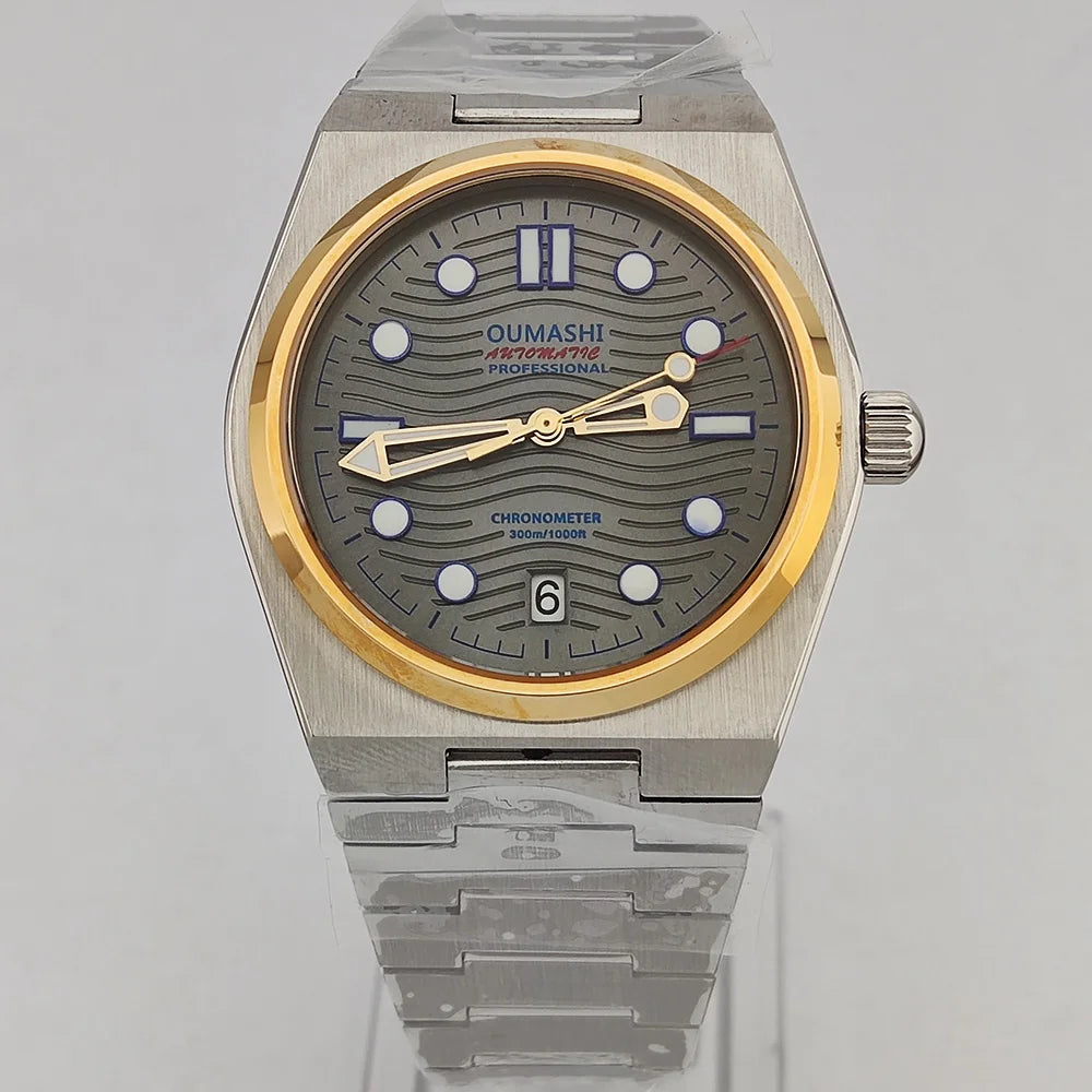 NEW WATCH player's NH35 Fashion Men's Automatic Mechanical Watch Luxury Sapphire AR Coating Stainless Steel Waterproof 10 Bar