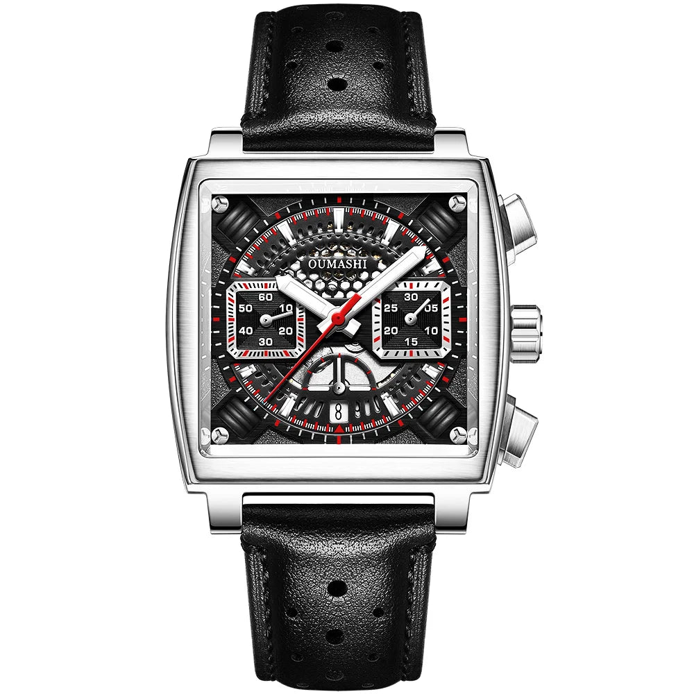 40mm ETA7750 Diving Watches ETA Automatic Multifunction Chronograph Movement Stainless Steel Waterproof Watch  For Men business