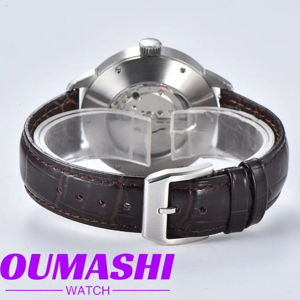 MIYOTA 8215 watches men 42mm Automatic mechanical movement 316L stainless steel case Green Glow men's luxury BLUE watch