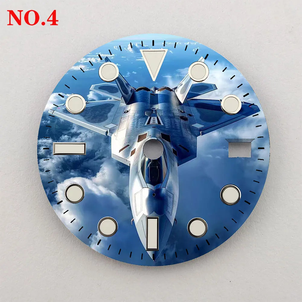 28.5mm Creative Watch Dial Suitable for NH35/36 Movement NH35 Watch Modification Accessories Custom LOGO Dial