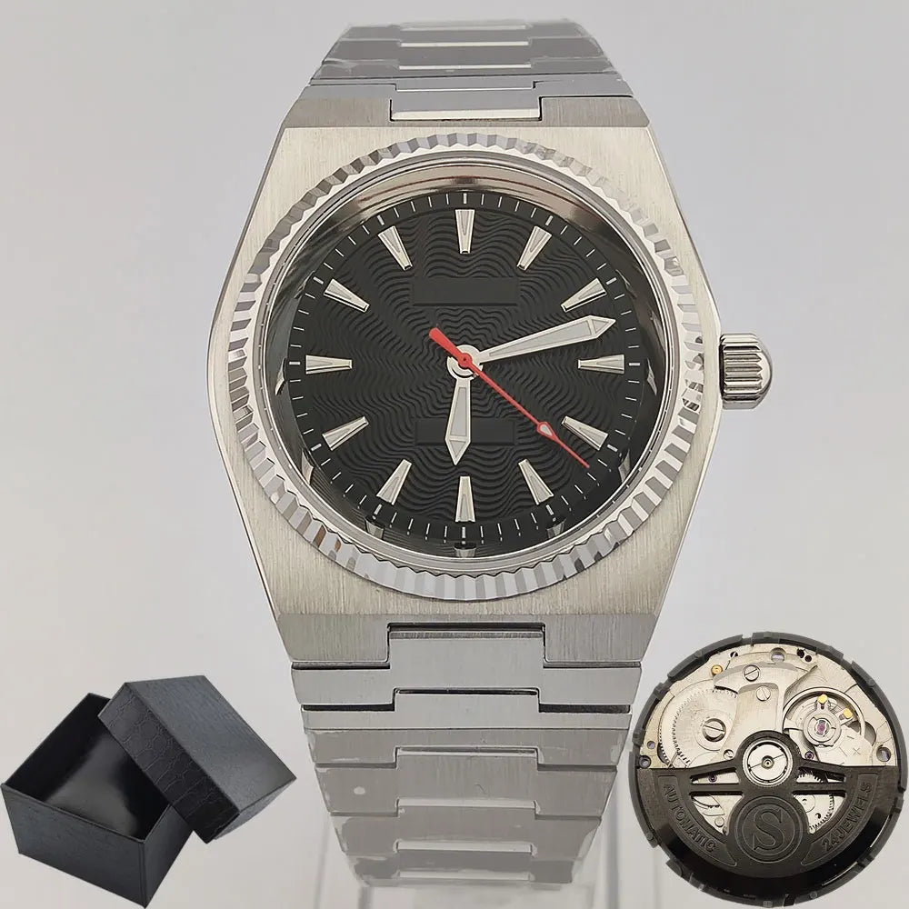 39.5mm Men's Watch Automatic Mechanical Watches NH35 Movement Sapphire Glass Waterproof Crown Watch modification Fashion Watch