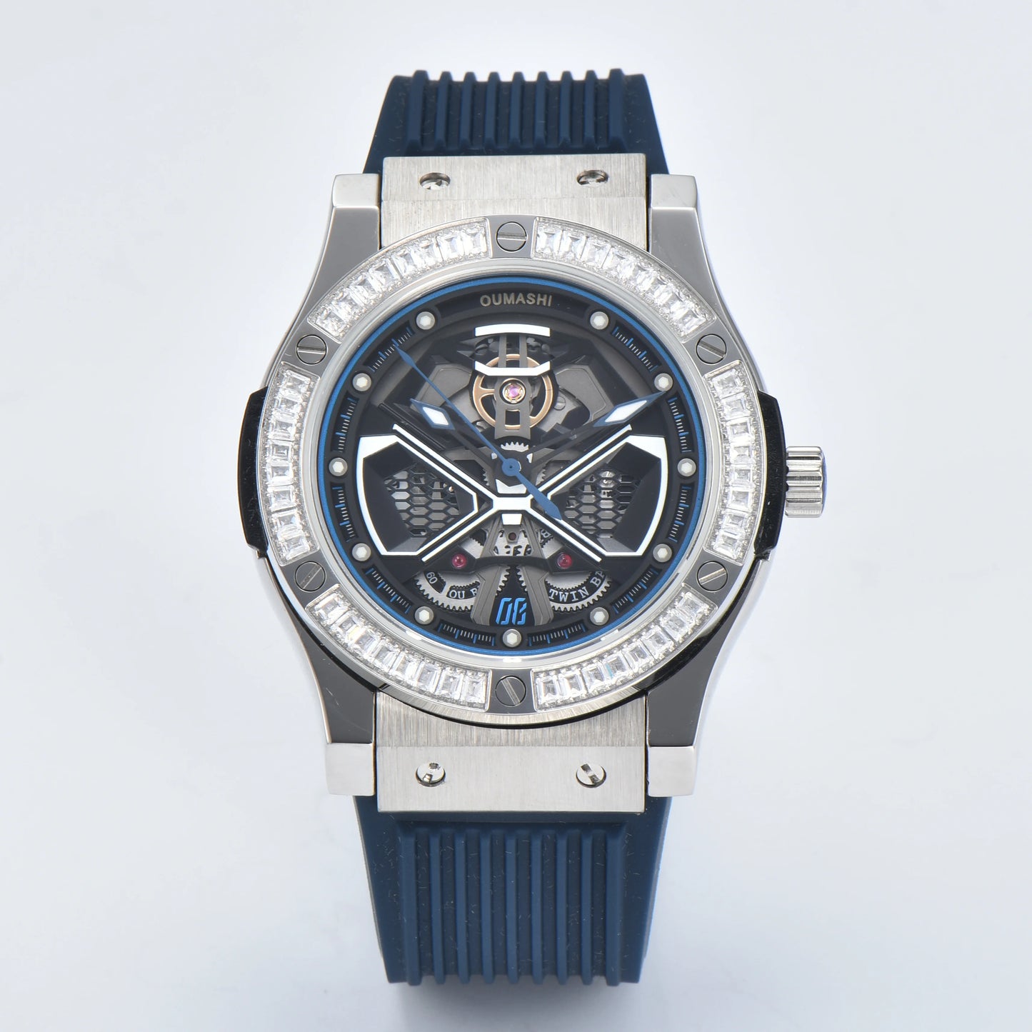 Luxury MITOTA8215 44.5mm Light Style Mechanical Watch 316L Stainless Steel Luminous Automatic Mechanical Waterproof Watch 10BRA