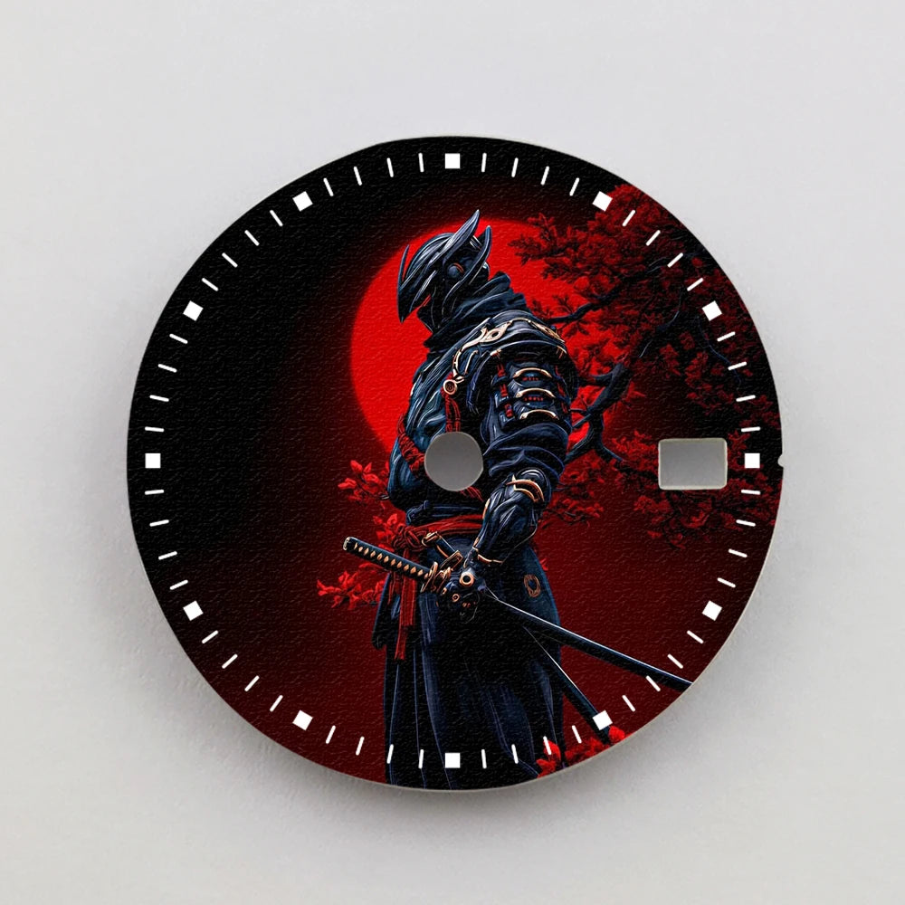 28.5mm Watch Dial nh35 Dial Custom Pattern Dial Color Printing nh35 Watch Face Fit NH35/36 Movement Watch Parts