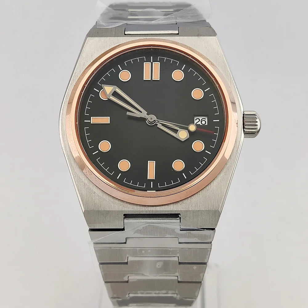 NEW WATCH player's NH35 Fashion Men's Automatic Mechanical Watch Luxury Sapphire AR Coating Stainless Steel Waterproof 10 Bar