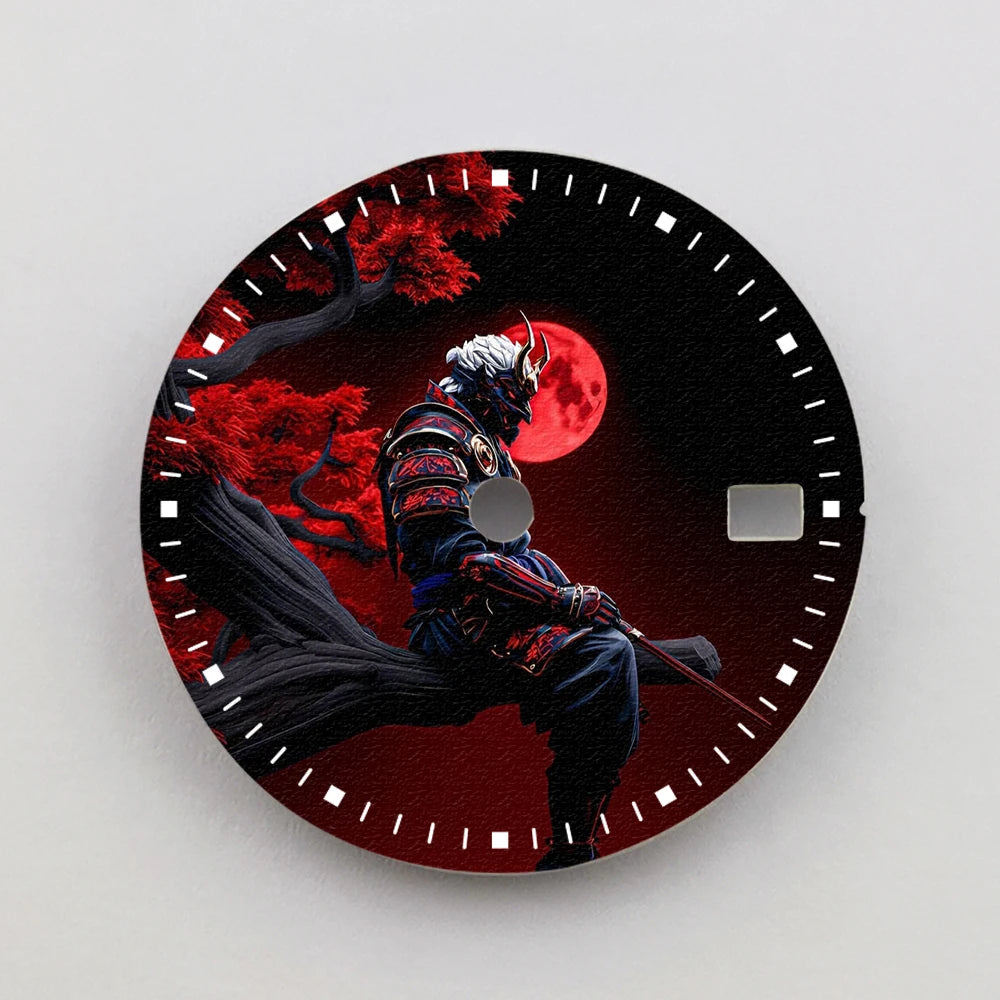 28.5mm Watch Dial nh35 Dial Custom Pattern Dial Color Printing nh35 Watch Face Fit NH35/36 Movement Watch Parts