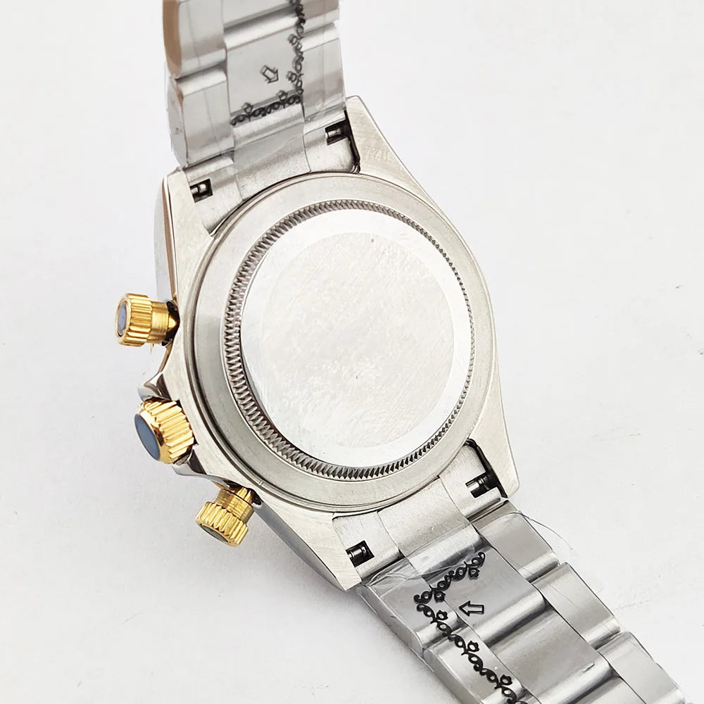 VK63 WATCH 39.3MM Casual Vk63 Quartz Movement Watch Men's waterproof steel case Arabian Dial Chronograph Luminous watch