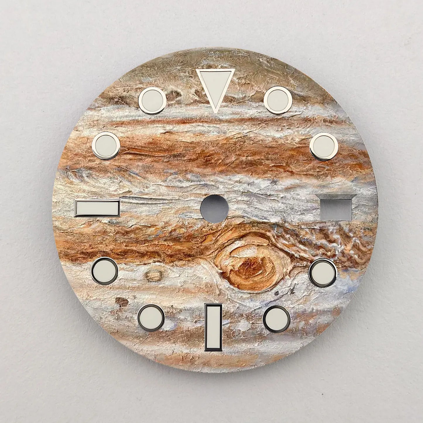 28.5mm dial NH35 dial Earth custom dial color printed watch components compatible with NH35/36 movement