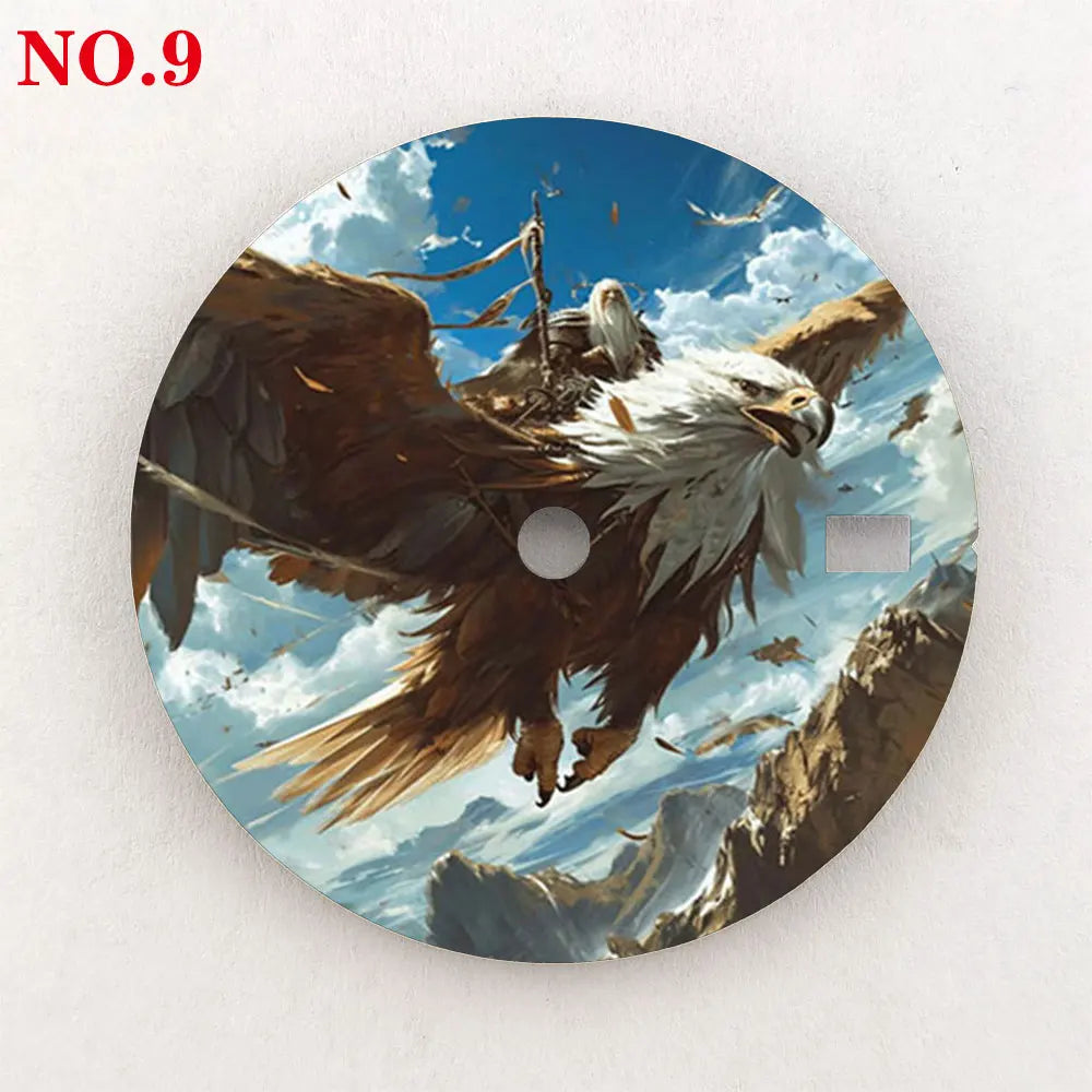 28.5mm Customized dial NH35 dial Creative color-printed series dial is suitable for NH35/36 movement watch accessories